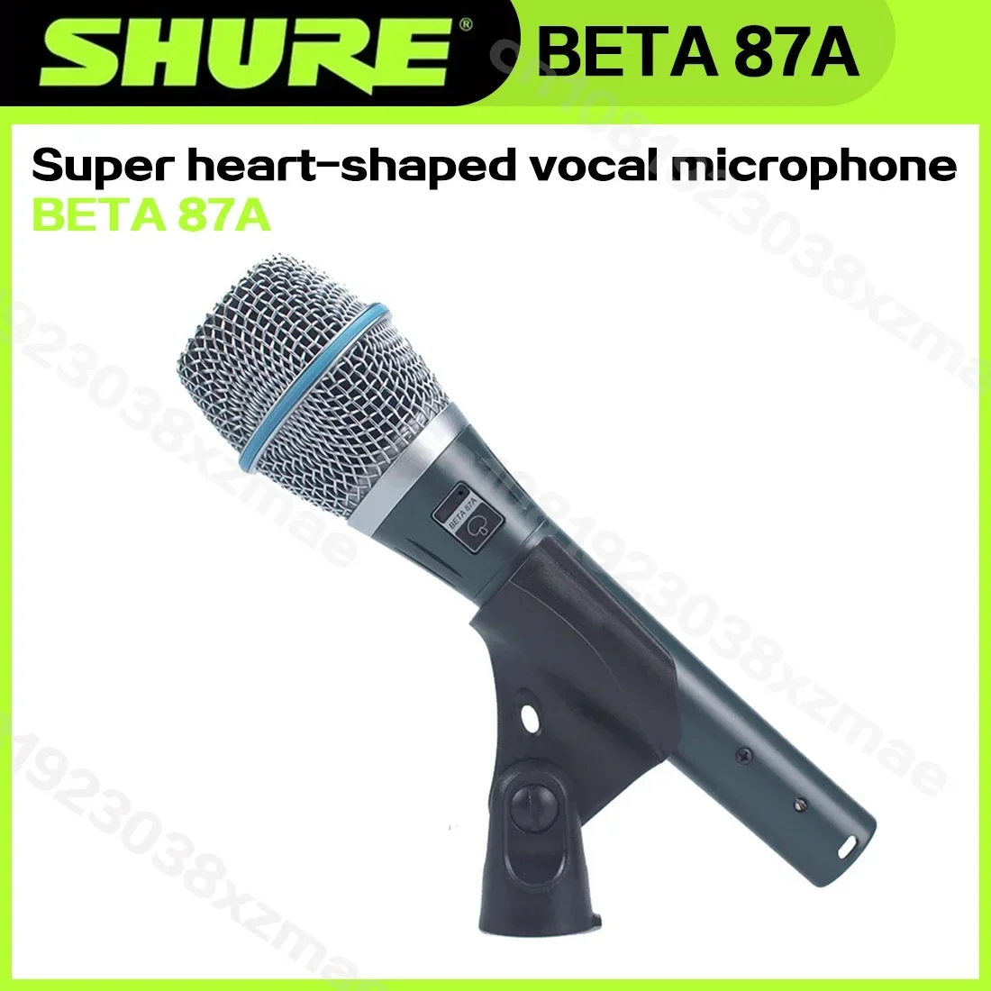 SHURE BETA 87A High Quality Vocal Dynamic Super Cardioid Beta 87A Condenser Microphone Shure Wired Vocal Mic