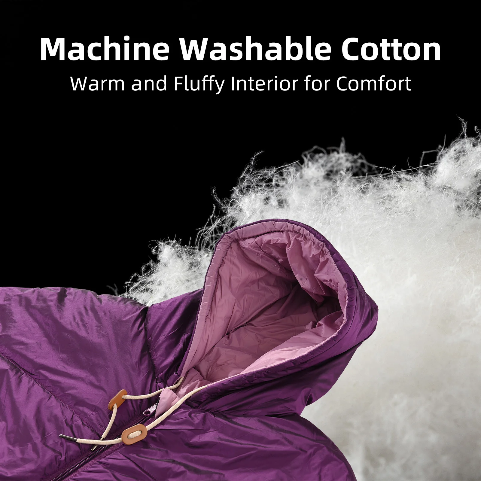 

Спальный мешок для взрослых, двусторонний, конвертного типа, 10-20 ° Водонепроницаемый легкий компрессионный нейлоновый мешок для рюкзака