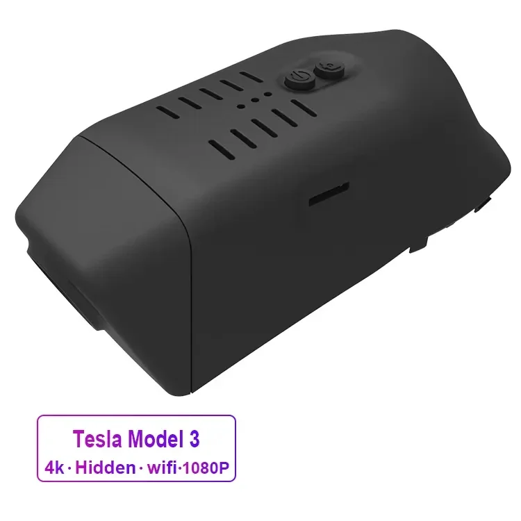 

4K HD регистратор вождения, скрытый G-сенсор, Wi-Fi, приборная видеорегистратор, видеорегистратор ночного видения, автомобильный черный ящик для Tesla Mold 3