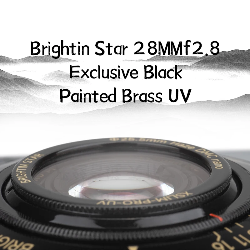 Brightin Star 25.5mm UVP UV Protection Lens Filter-Specialized for 28mm F2.8 Leica M-Mount Lens