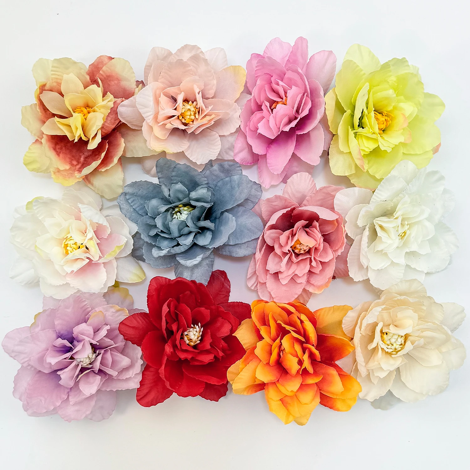 3/12pcs Women Girls Hair Clips Flower Hairpin Wedding Headdress Hair Accessories For Bridal Bridesmaid Party Floral Hairclip