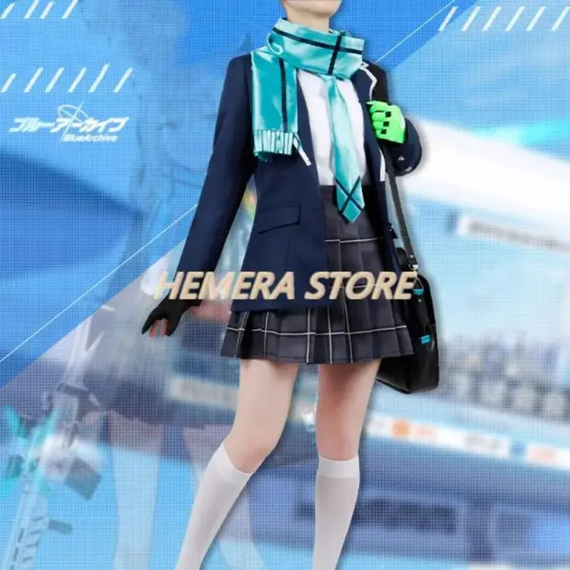 Game blue Archive sunaookami Shiroko Kuromi Serika Takanashi homino cosplay costume school uniforms Halloween carnival outfits