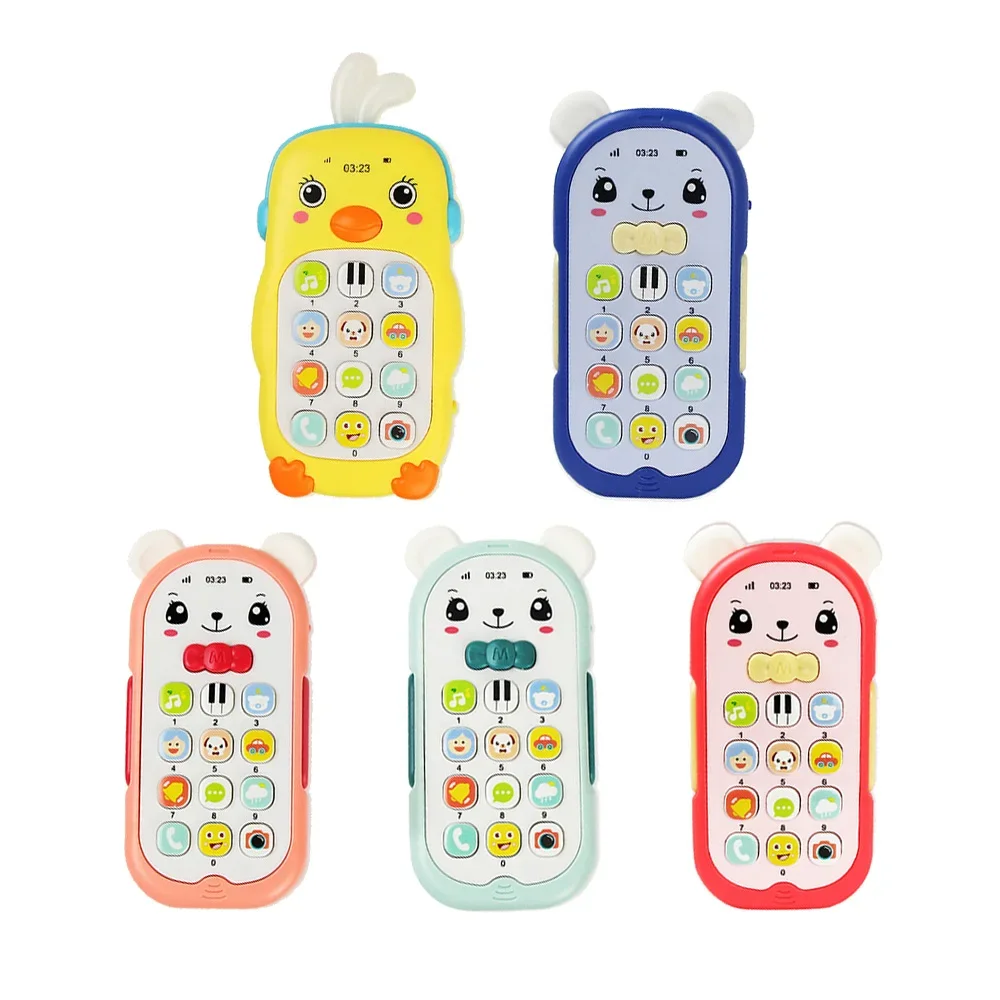 Baby Handy Spielzeug Telefon Musik Sound Maschine für Kinder Säuglings Frühen Pädagogisches Cartoon Maschine Telefon Kinder Spielzeug Geschenk