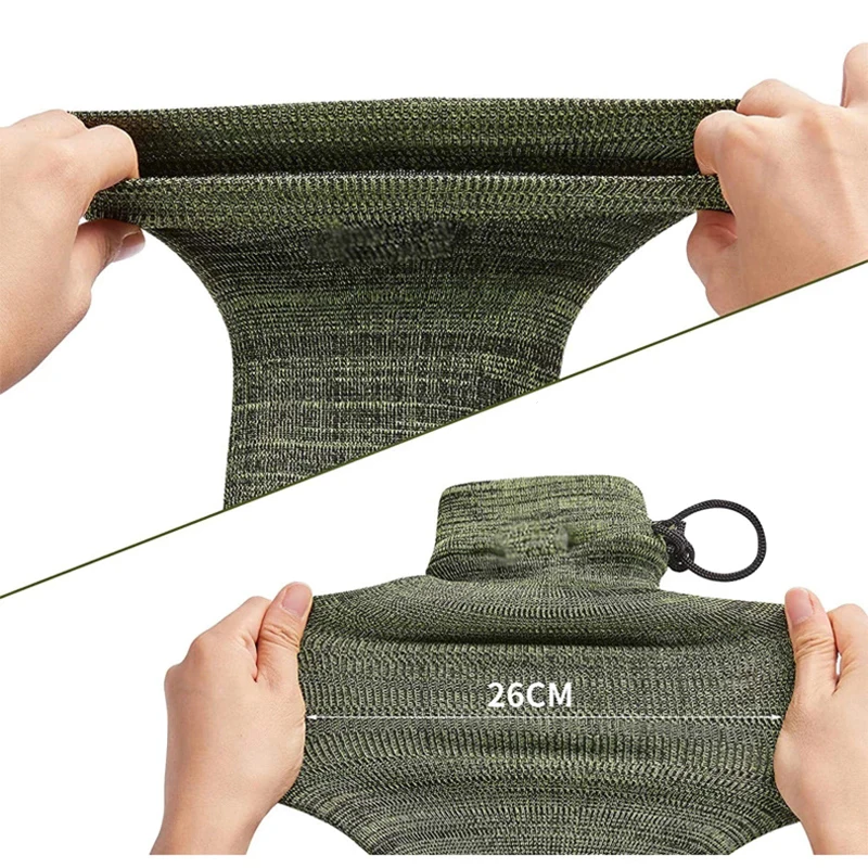 Foldable Knitting Airsoft Rifle Gun Sock Tactical Equipment Gun Holster Storage Sleeve Gun Case Shooting Hunting Protective Bag