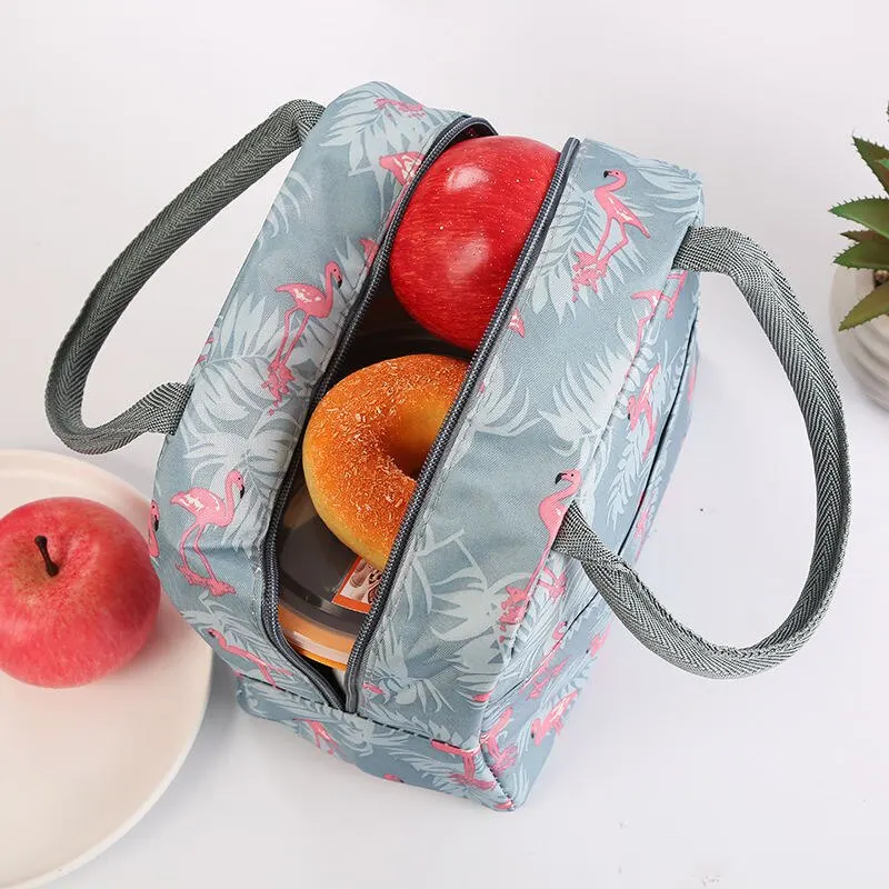 Men And Women New Print Portable Handheld Bento Thermal Bag Practical Thickened Insulation Waterproof Lunch Box Bag