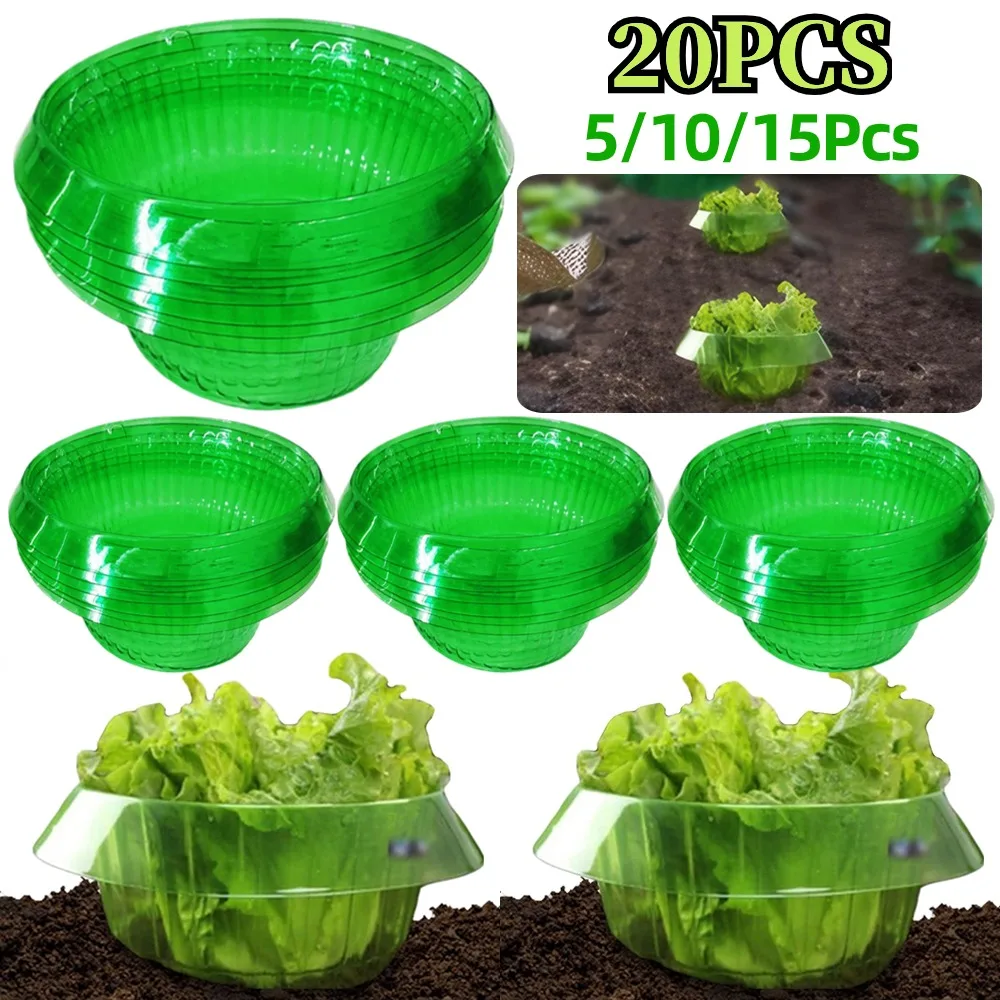 

5/10/15/20Pcs Slug Protection Vegetables Covers Plant Pot Snail Collar Guard Garden Agricultural Slug Plant Protection Collars