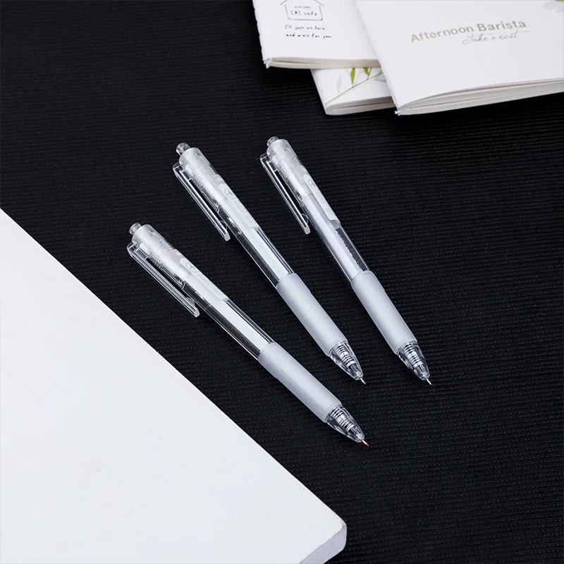 Deli 1 PC Black Gel Pen 0.35mm Black Ink Soft Grip Writing Supplies  A122