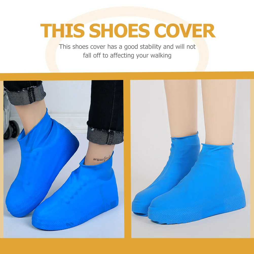 2 Pairs for Sneakers Latex Covers Shoes Protector Professional Overshoe