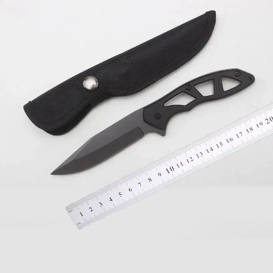 Redh Straight Fixed Blade Knife 5CR13MOV Blade Steel Handle Tactical Pocket Hunting Camping EDC Survival Tool Knives