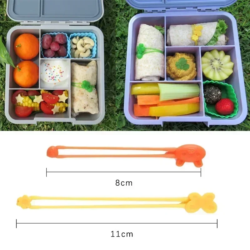 10pcs Multi-Purpose Silicone Rubber Strap Silicone Wrap Bands Bento Box Fixing Elastic Silicone Band Bento Case Bands