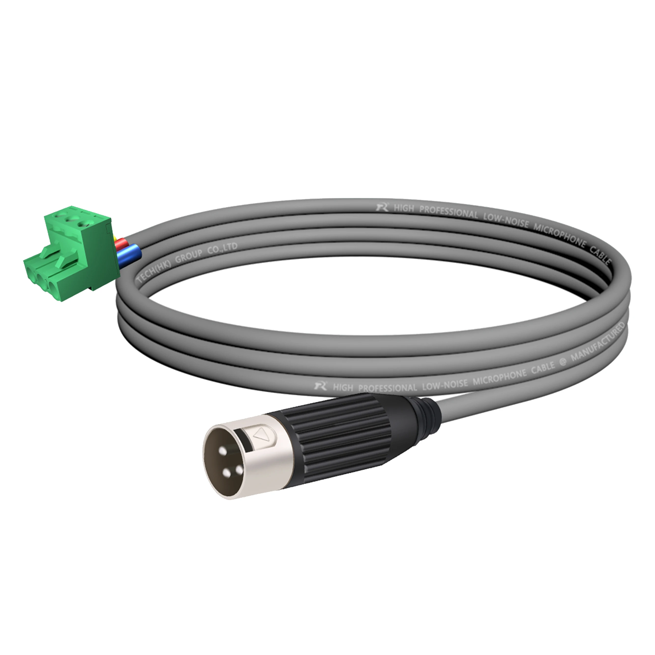 Phoenix-Terminal auf 3P-XLR-Kabel, 5,08 mm 3P steckbares Terminal auf XLR-Buchse-Verbindungskabel, versilberte Nadel, für Mikrofon – Detail 6