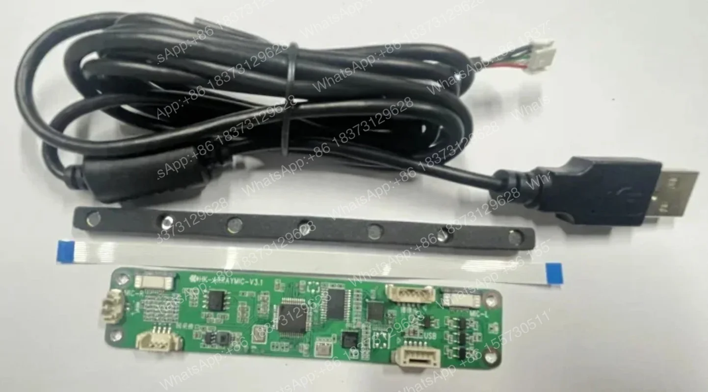 Amplificateur à rétroaction acoustique à 4 micros, 6 canaux, 8 micros, avec suppression du bruit et capteur linéaire à champ lointain