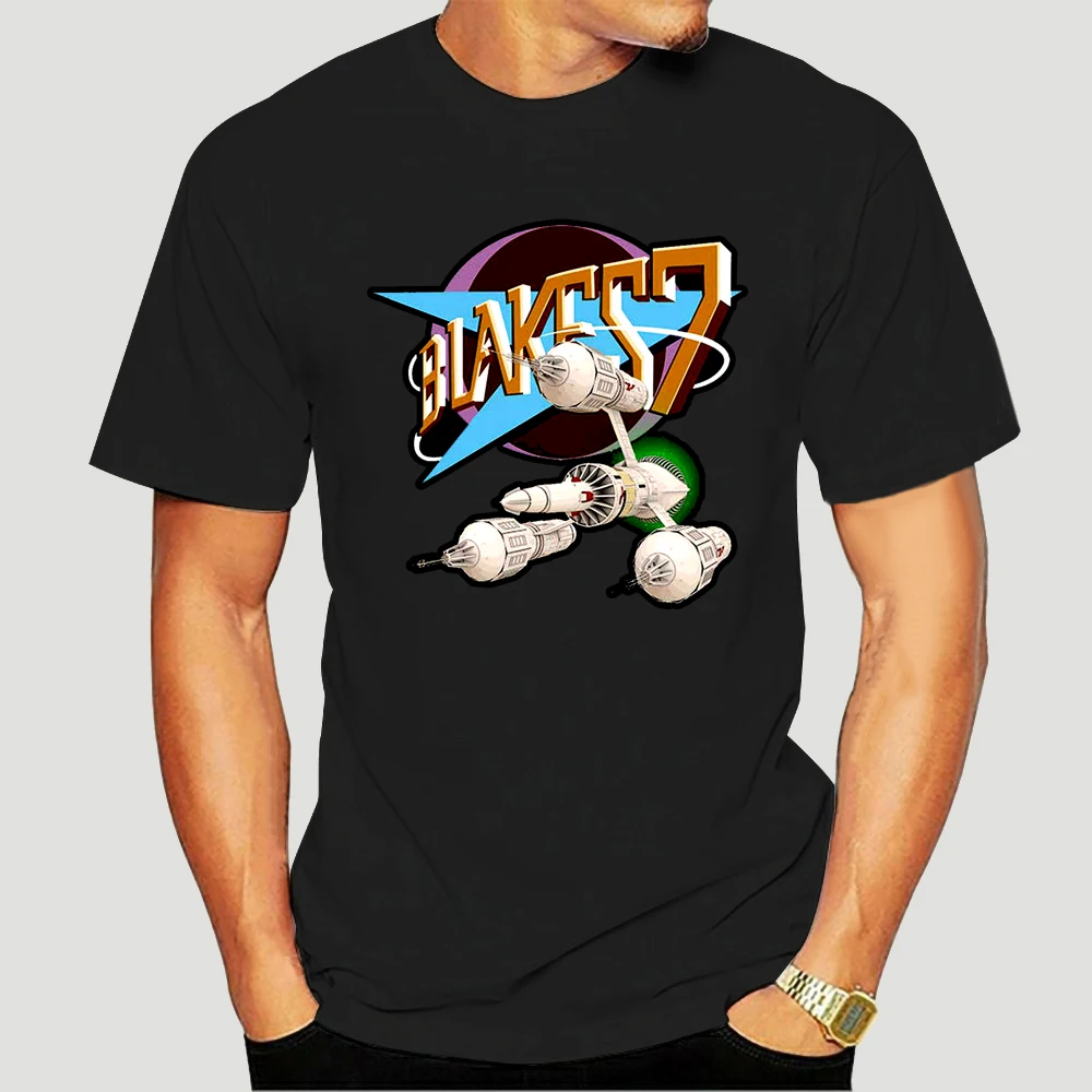 

Blakes 7 LIberator And Logo взрослая футболка 7269X