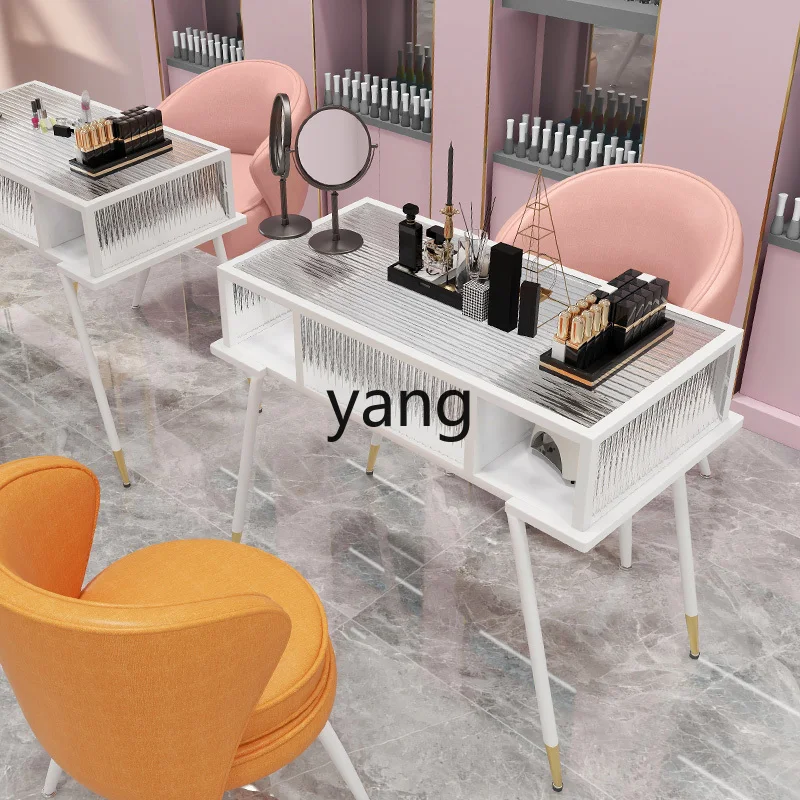 CX manicure table vacuuming simple manicure shop special table customer chair manicure table set