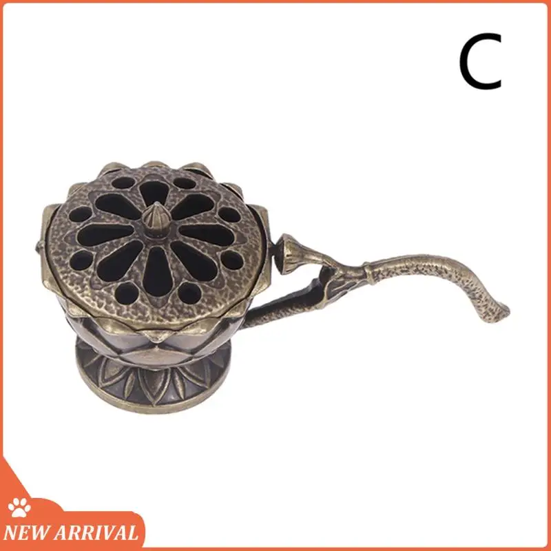 

Имперация! Курильница в виде лотоса, держатель для благовоний с ручкой, полая курильница в форме лотоса, ремесла, украшение для дома