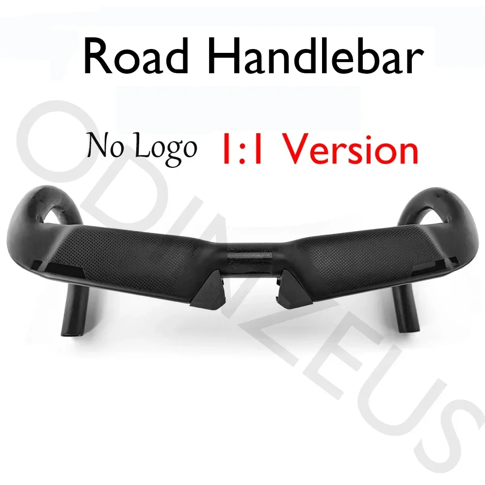 Bicycle No Logo Road Handlebar Customized 1:1 Full Set 400/420/440mm Handlebar/ Stem 90-110mm/Computer Stand Gasket And Cover