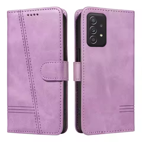 Leather Flip Wallet Case with Card Slots For Samsung Galaxy A32 A33 A34 A35 A52 A52S A53 A54 A55 A72 A73 5G M15 M22 M54 M55 M62