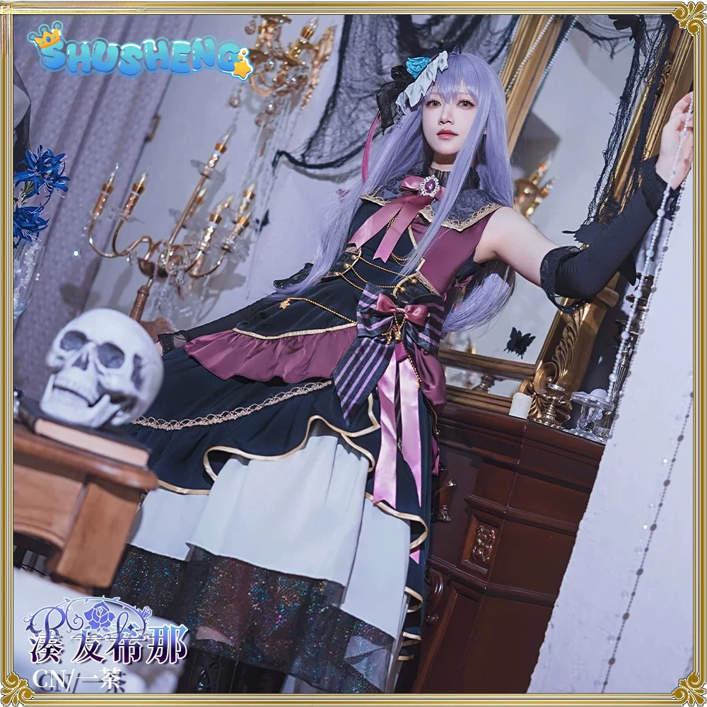 

Anime BanG Dream Yukina Minato 10th Anniversary Cosplay Costum Uniform Props Accessories Women Halloween Carnival Lolita Dress