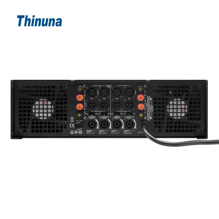 Thinuna XA-41300 Four Channel 8 Ohms 1300W Class AB Digital Amplifier Professional Audio Sound Equipment/Amplifiers/Speakers