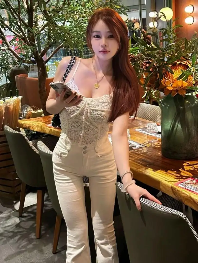 

Джинсы с высокой талией и расклешенными штанинами, женские эластичные утягивающие брюки-капри, длинные леггинсы, корейские джинсы-клеш, джинсы-скинни