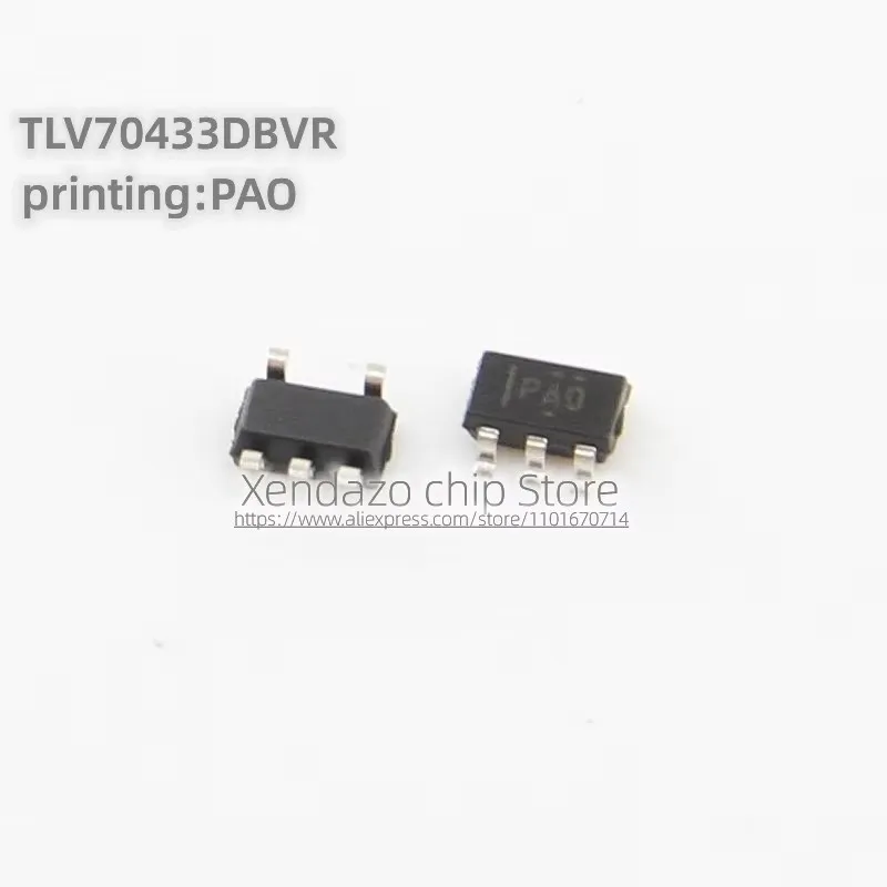 10pcs/lot TLV70433DBVR TLV70433DBVT Silk screen printing PAO PA0 SOT23-5 package Original genuine Linear voltage regulator chip