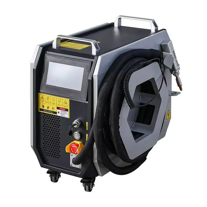 

Портативный 4в1 1500 Вт макс. пистолет с воздушным охлаждением, мини-ручной из нержавеющей углеродистой стали, алюминия, лазерная сварка Hine