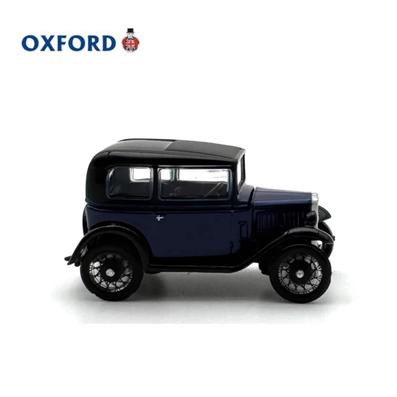 OXFORD Diecast 1:76 Scale Austin 7RN Alloy Vintage Car Model Finished Product Simulation Toys Gifts Static Model Display