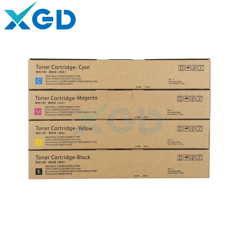 Imagem -06 - Cartucho Original de Toner Ajuste para o Xerox 560 C60 7780 7785 6680 9070 550 570 5580 C70 C9070 5540 600g pela Parte