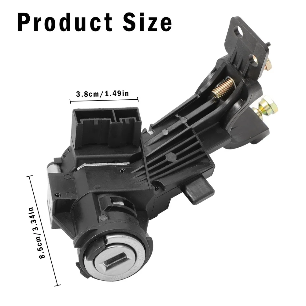 

Замок зажигания с ключом, прямая замена, простая установка, пластиковая и металлическая конструкция, для ремонта автомобилей