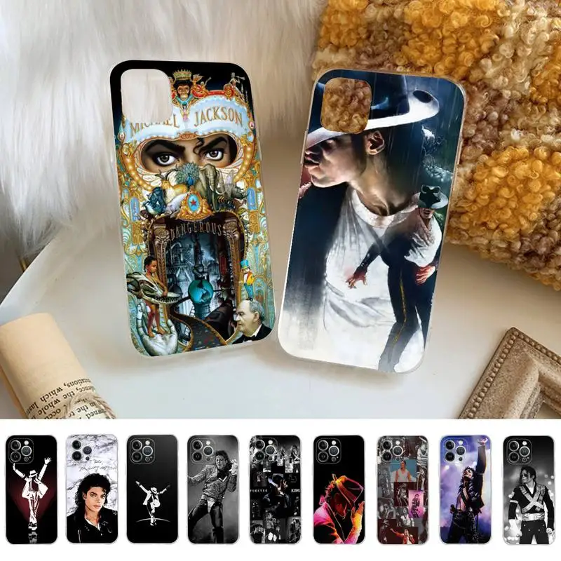 Michael Jackson Hot Singer Phone Case Silicone Soft for iphone 14 13 12 11 Pro Mini XS MAX 8 7 6 Plus X XS XR Cover