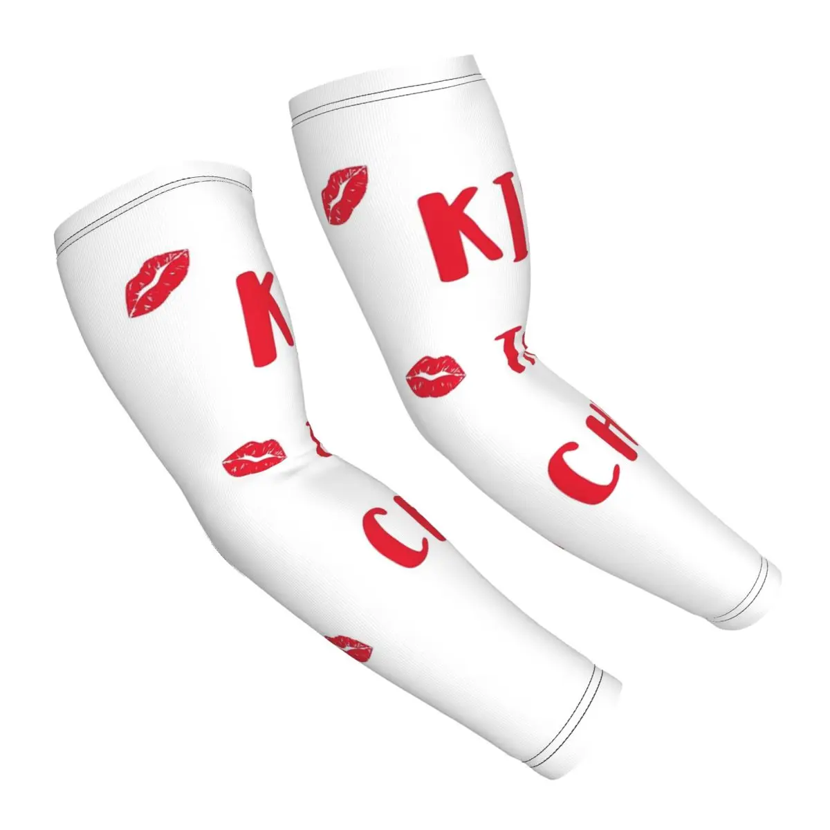 أكمام ذراع من Kiss The Chef للرجال والنساء للحماية من الأشعة فوق البنفسجية وتغطية الوشم الرياضية والتبريد وركوب الدراجات #1