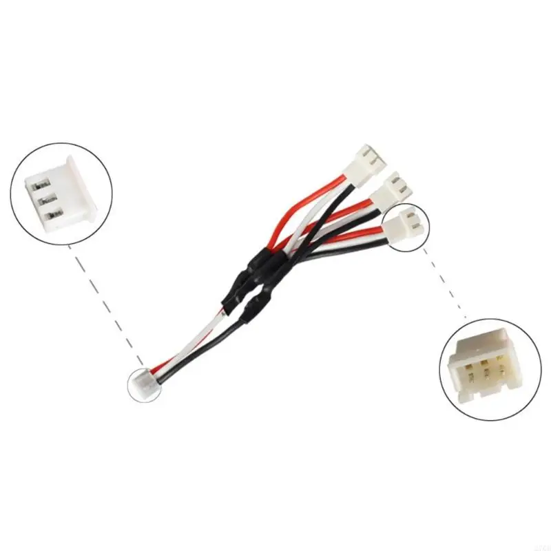 13,50 24awg Câbles en silicone 3pin pour 18650 Adaptateur batterie