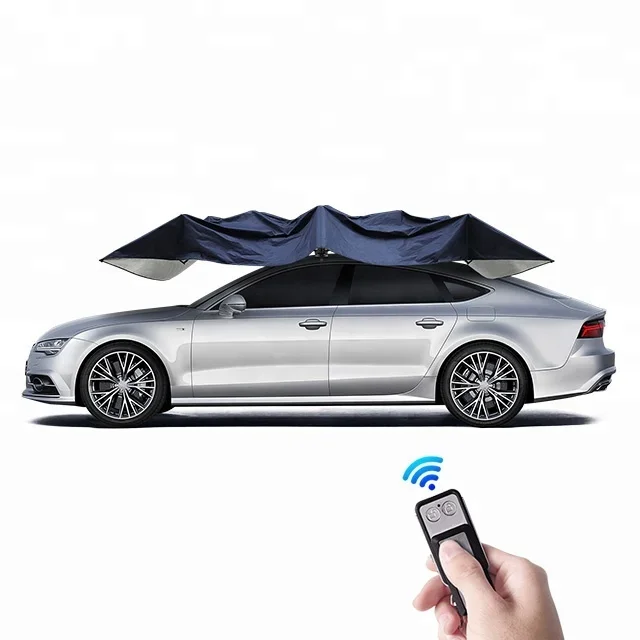 New arrival portable car protection 4.2M Automatic 2 in 1 Mynew special tents Manual car sun tent Umbrella car accessories