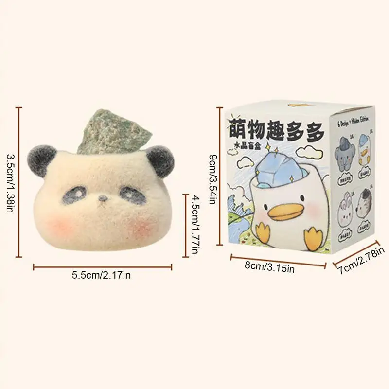 귀여운 작은 동물 피규어 미니어처 동물 소장품 인형 장식품 수지 귀여운 장식 홈 장식 책상 장식 커피