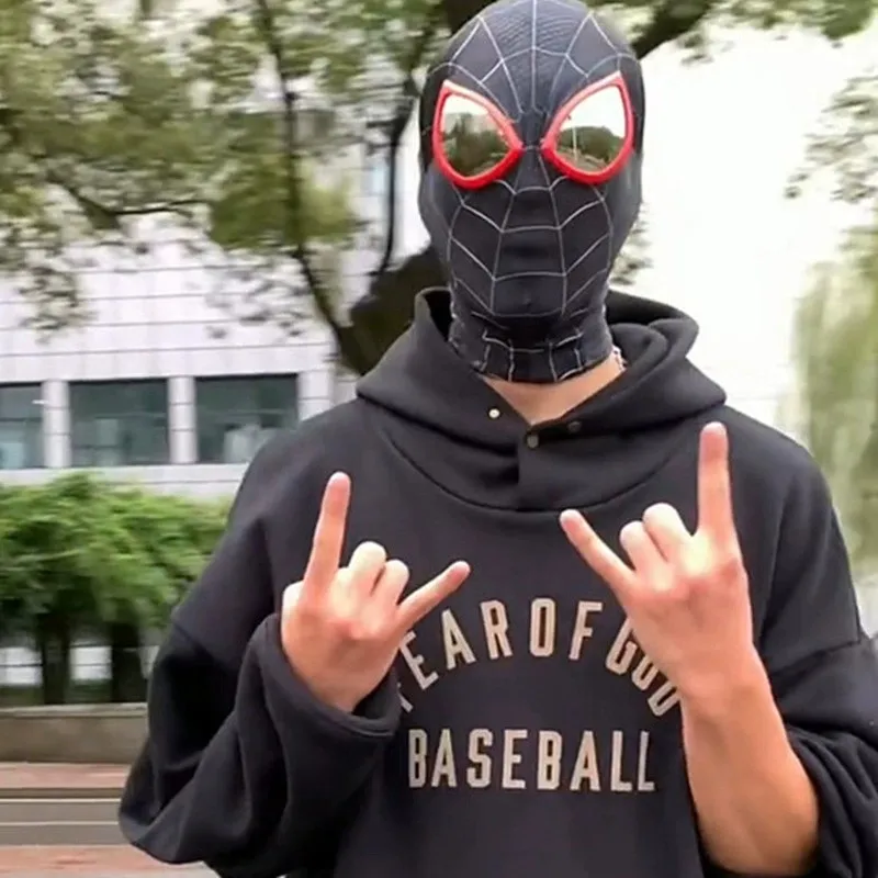 Iron Spider Mask Movie Superhero Role Play Headdress Props Peter Parker Mask Dress Up Halloween Cosplay Adult Kids Gift