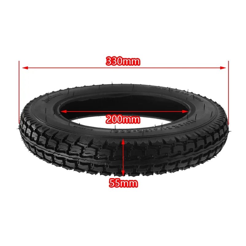 12 1/2 x 2 1/4 62-203  Pneumatic Tire  ， Tricycle Electric Bicycle Inner outer Tire,12.5inchBicycle Accessories