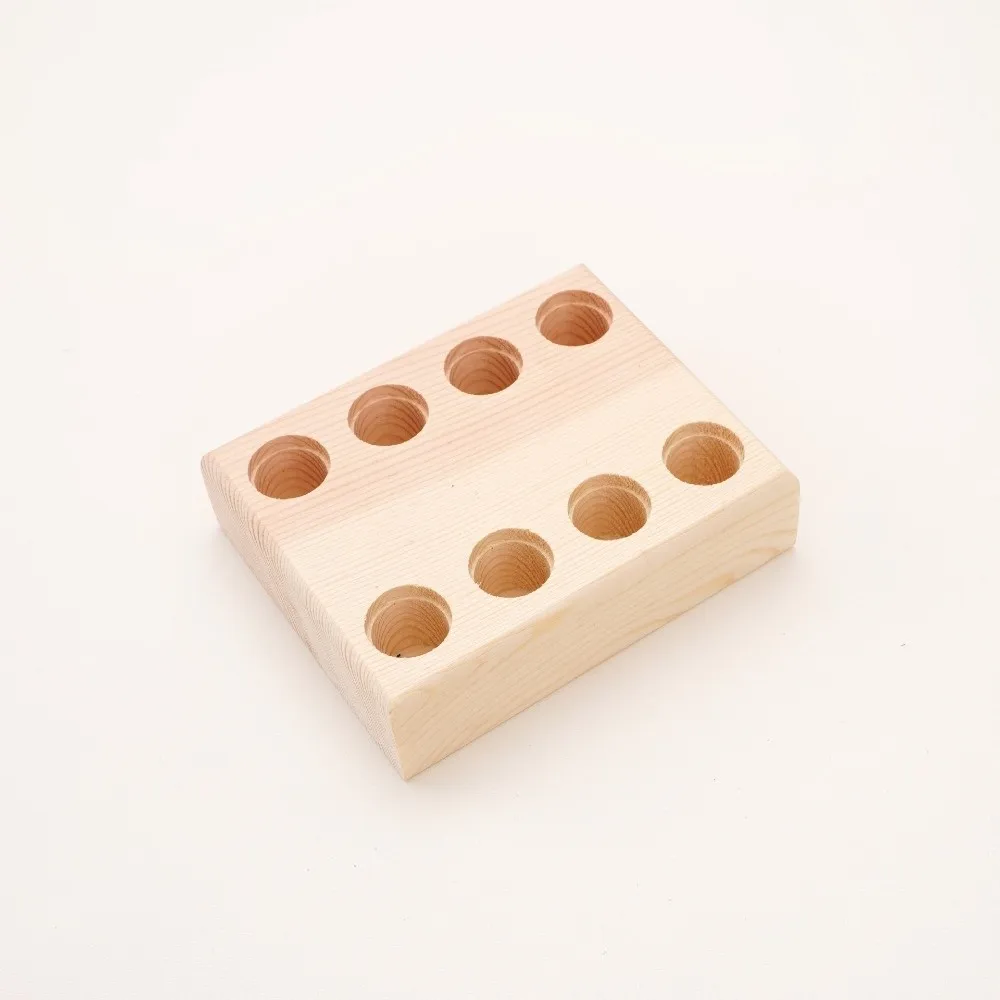 Creative Wooden Pliers Storage Holder Mini Non Slip Multi-slots Wood Stand Anti-loss Space Saving Tool Holder Craft Tool