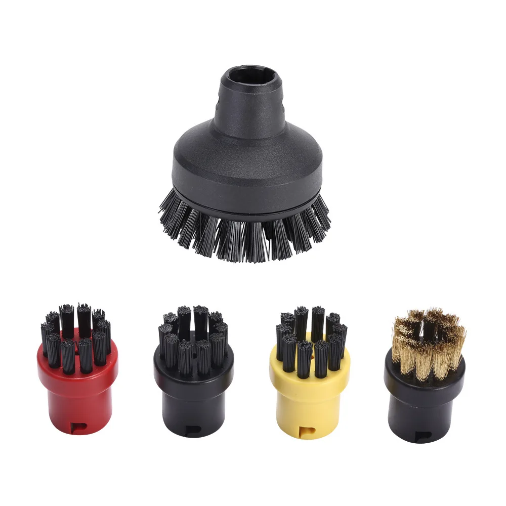 

5 Pcs Steam Cleaner Brush Set Nozzles Attachments Accessories Kit Suitable for Karcher copper brush and steam cleaning brush