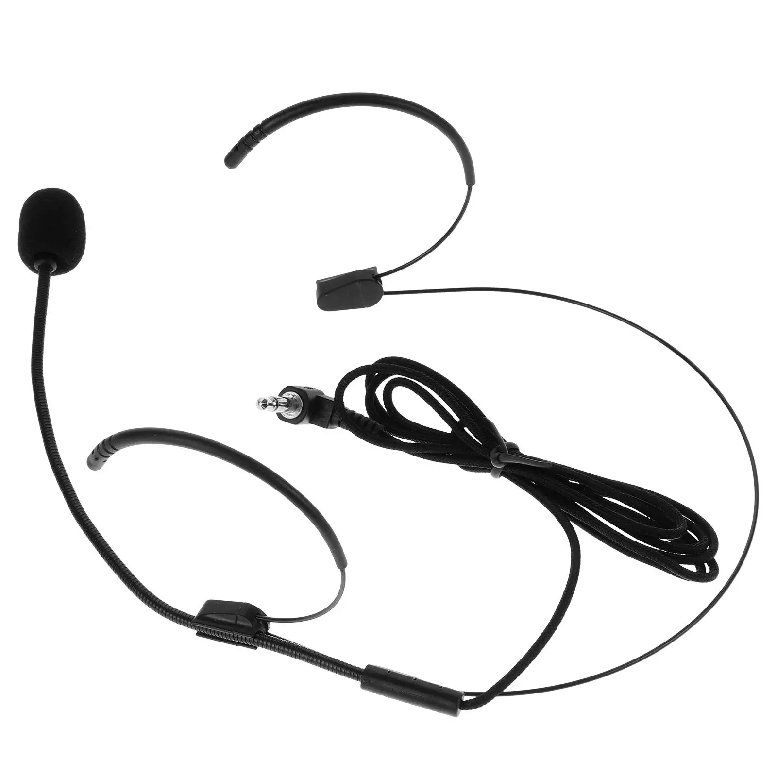 

Stage Headset Microphone for Teachers Singing Wired Black Practical Product Performance Prop Sturdy Materials Store