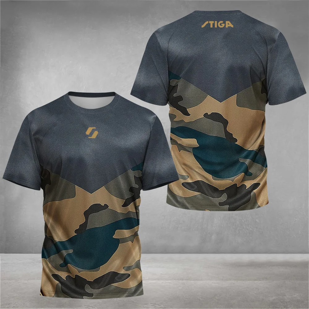 Modisches Herren-T-Shirt für den Sommer, Wettkampf- und Trainings-T-Shirt mit Buchstaben-Aufdruck, bequemes und atmungsaktives Rundhals-T-Shirt für den Freizeit- und Sportbereich im Freien – Detail 13