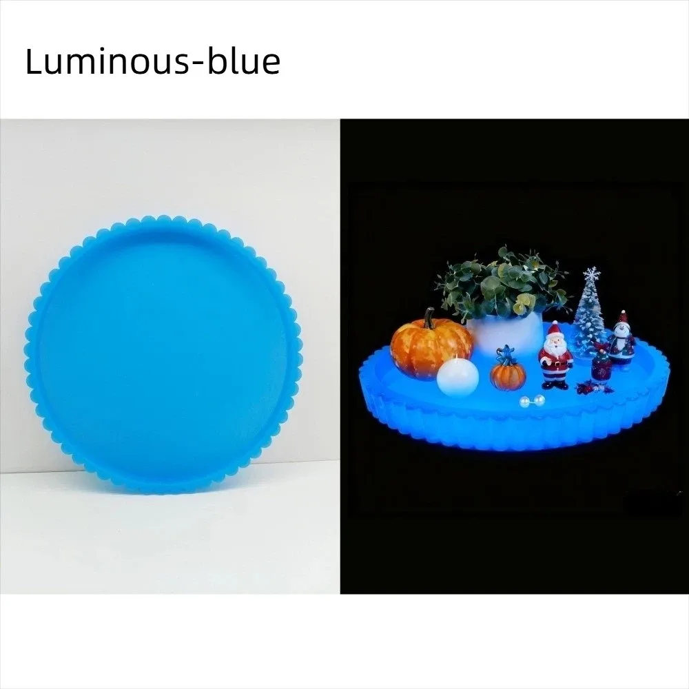 

Striped Jewelry Storage Tray Round Creative Design Silicone Decorative Plate High-end Ornaments Necklaces Display Props Trinket