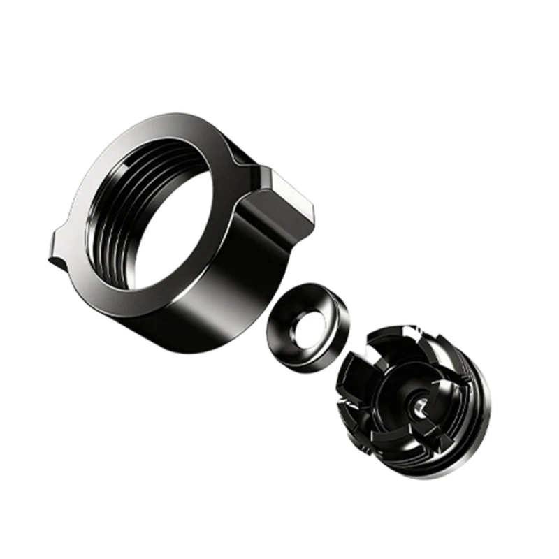 D5BB Threaded Metal Base Nut For 17mm Ball Socket Fit Phone Stand Dashboard Mount Universal Phone Stand Accessory