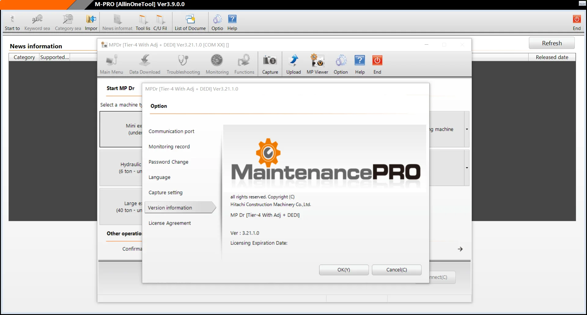 HITACHI M-PRO AllinOneTool v3.9  [MPDr 3.29+Security+Tier-4 With Adj+DEDI]  Never Expire