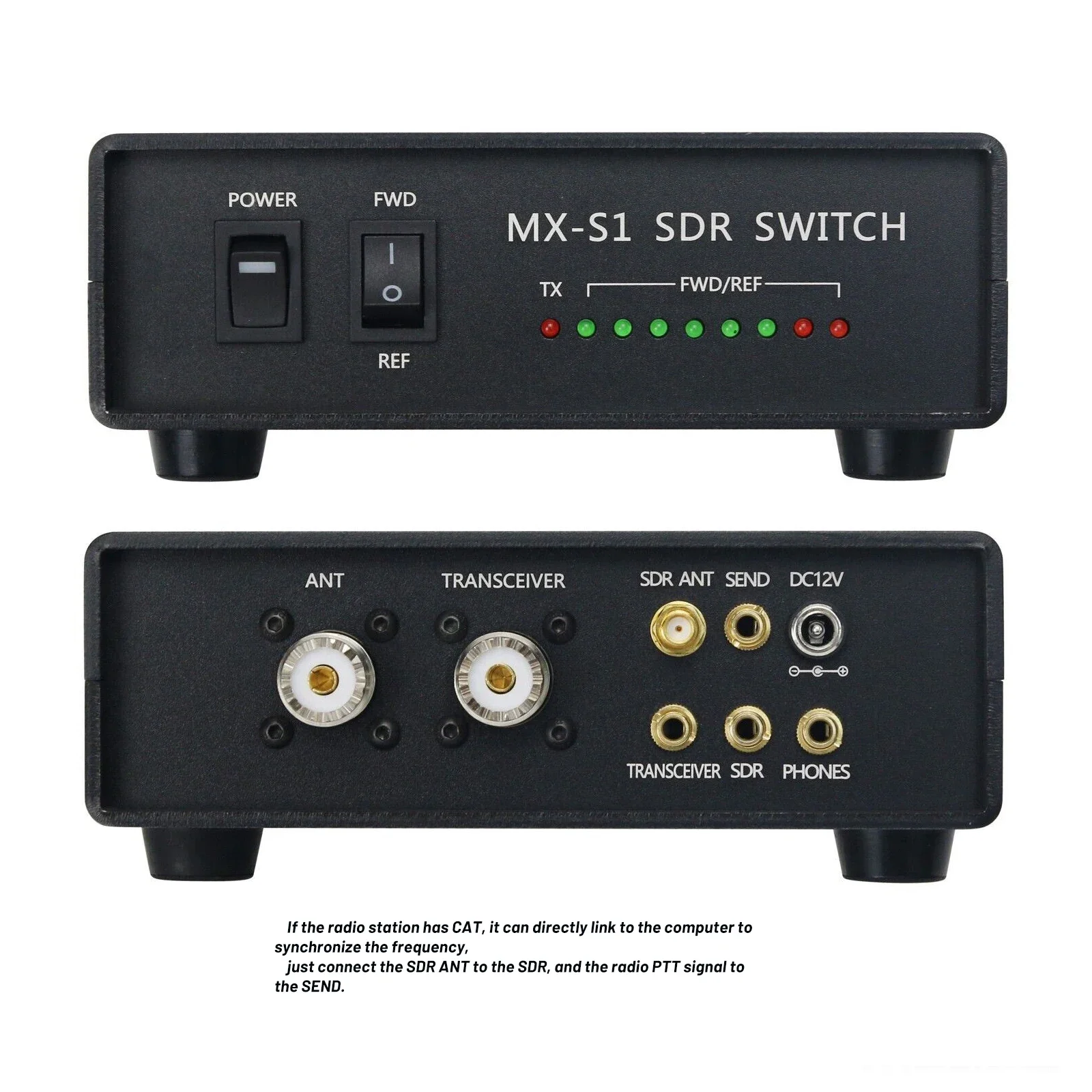 TRX-SDR Switch Add SDR Spectrum To FT-818 IC-7100 IC-7300 K3 100W DC-160MHz
