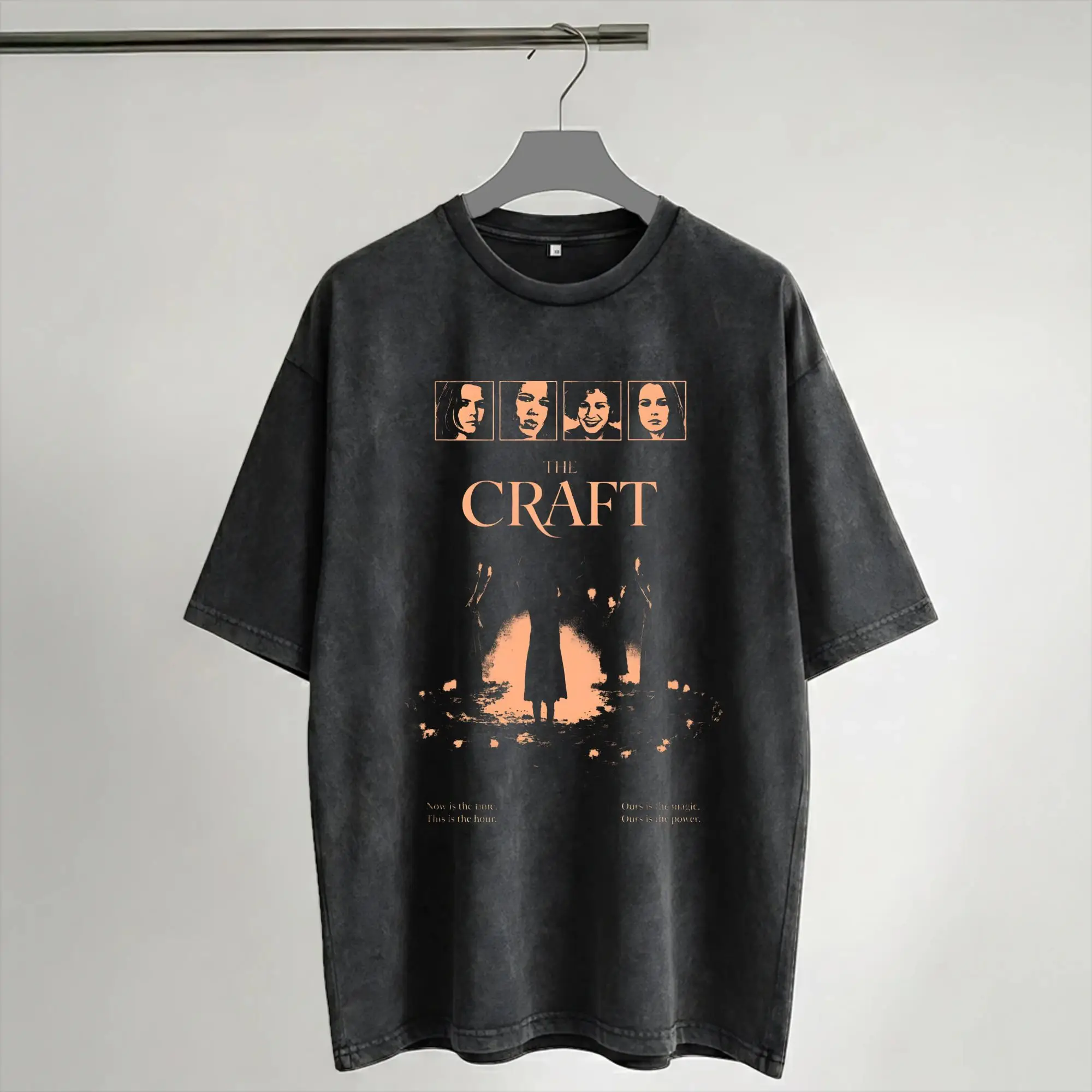 The Craft Movie We Are the Weirdos T Shirts Hip Hop Washed Short Sleeve Harajuku T-Shirts Casual Men Women Streetwear Summer Top