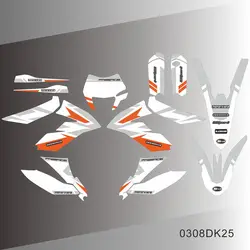 for KTM Freeride 250 350 Graphics Decals Stickers Custom Number Name Glossy Bright Stickers Waterproof
