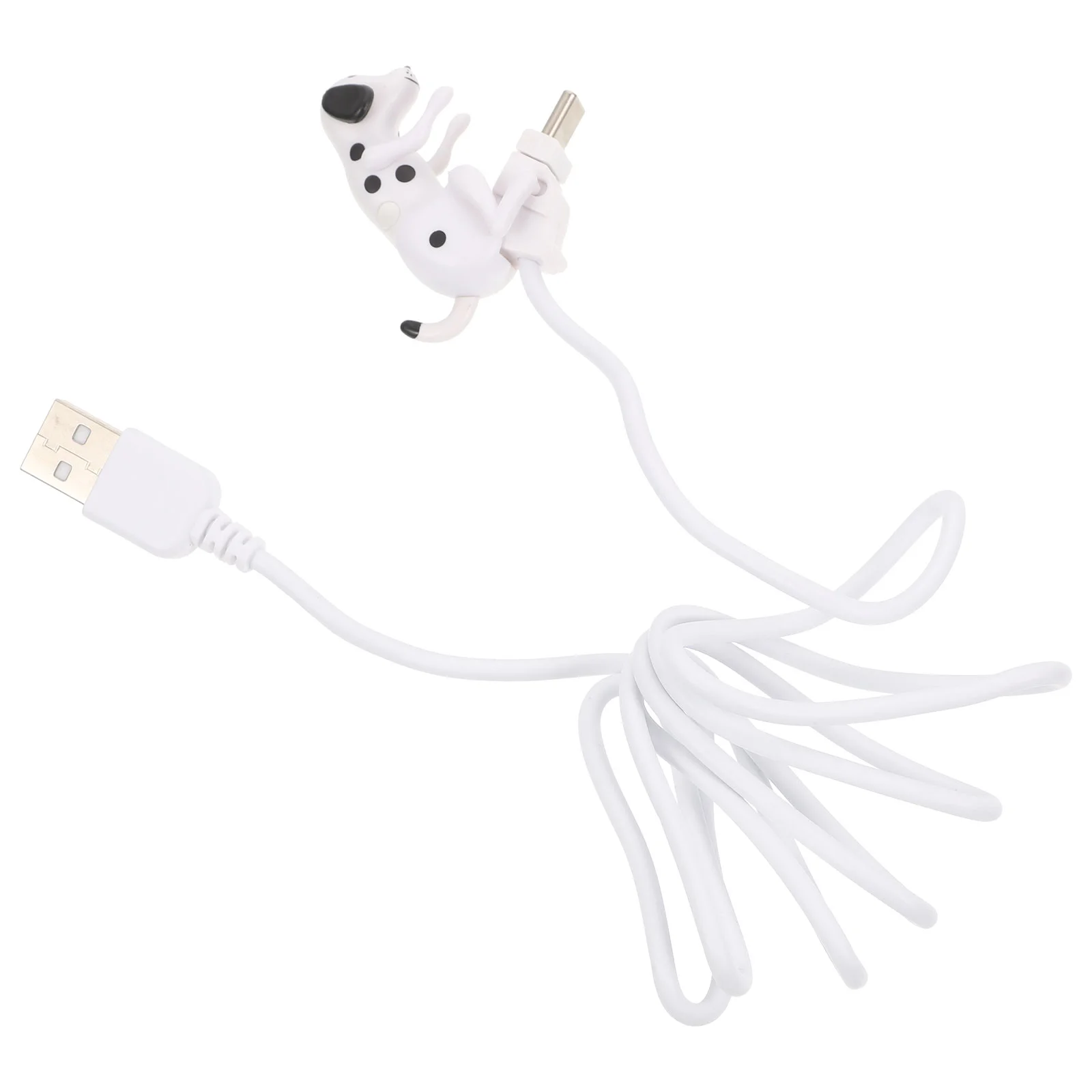 

Wireless Creative Puppy Charging Cable Durable Line Portable Adapter Phone Intelligent White USB Type-c