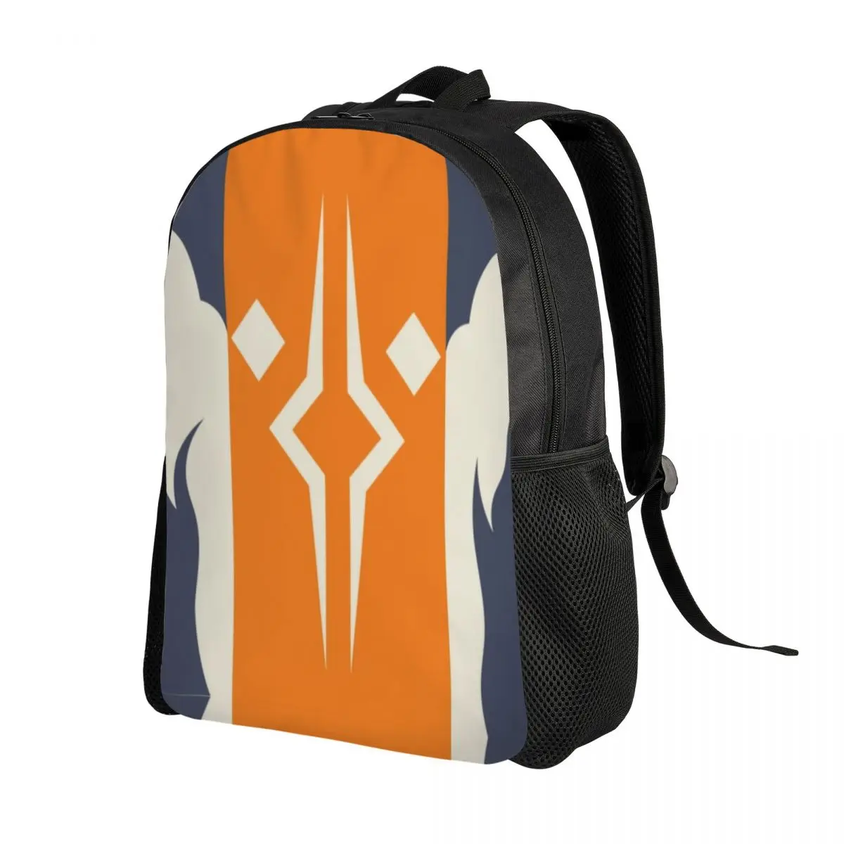 Customized Fulcrum Ahsoka Tano Backpack Women Men Basic Bookbag for School College Sci Fi Wars TV show Bags