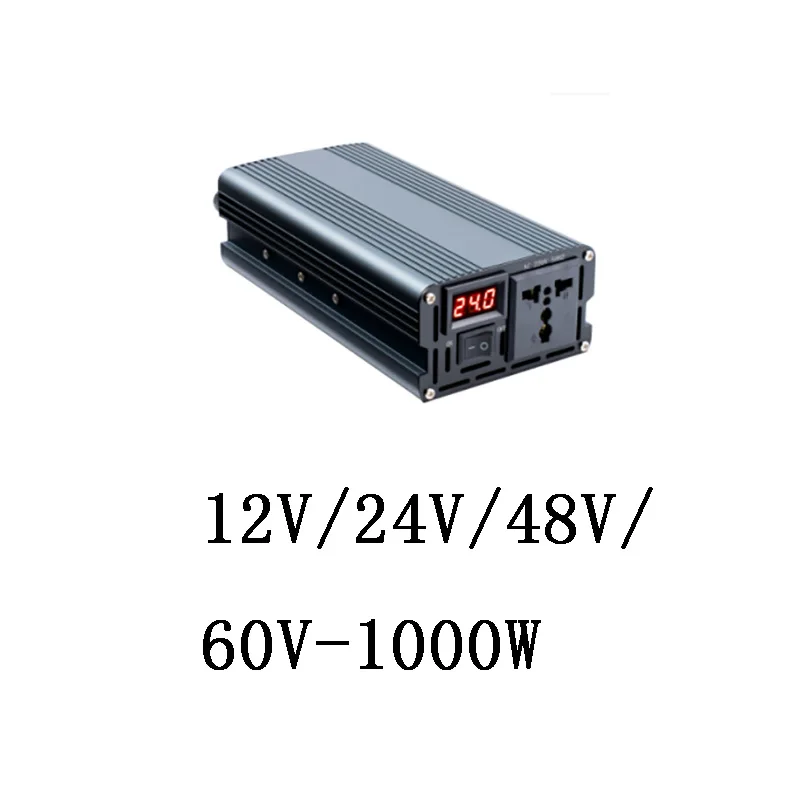 Modified wave inverter 12V/24V/48V/ 60V-1000W vehicle-mounted or household