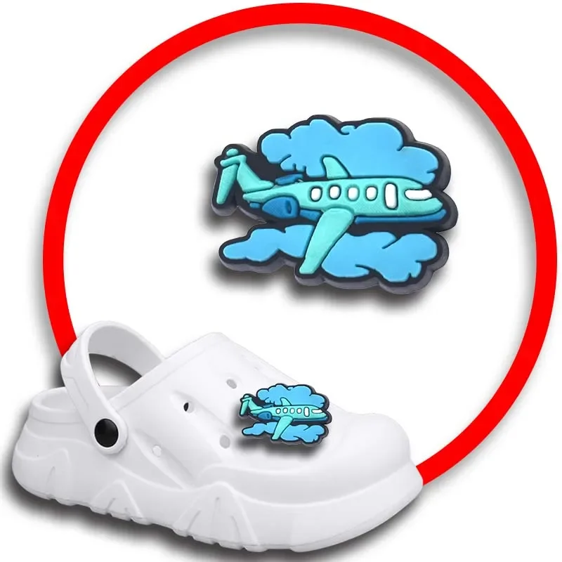 

Aircraft Shoe Charms for Crocs Sandals Women Clogs Pins Shoe Decorations Accessory Men Badges Boys Girls Kids Shoes Accessories